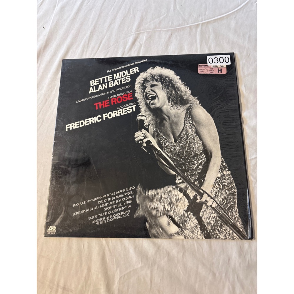 Atlantic The Rose Soundtrack Vinyl‎ LP Bette Midler 12" Black Good 1979 SD 16010
